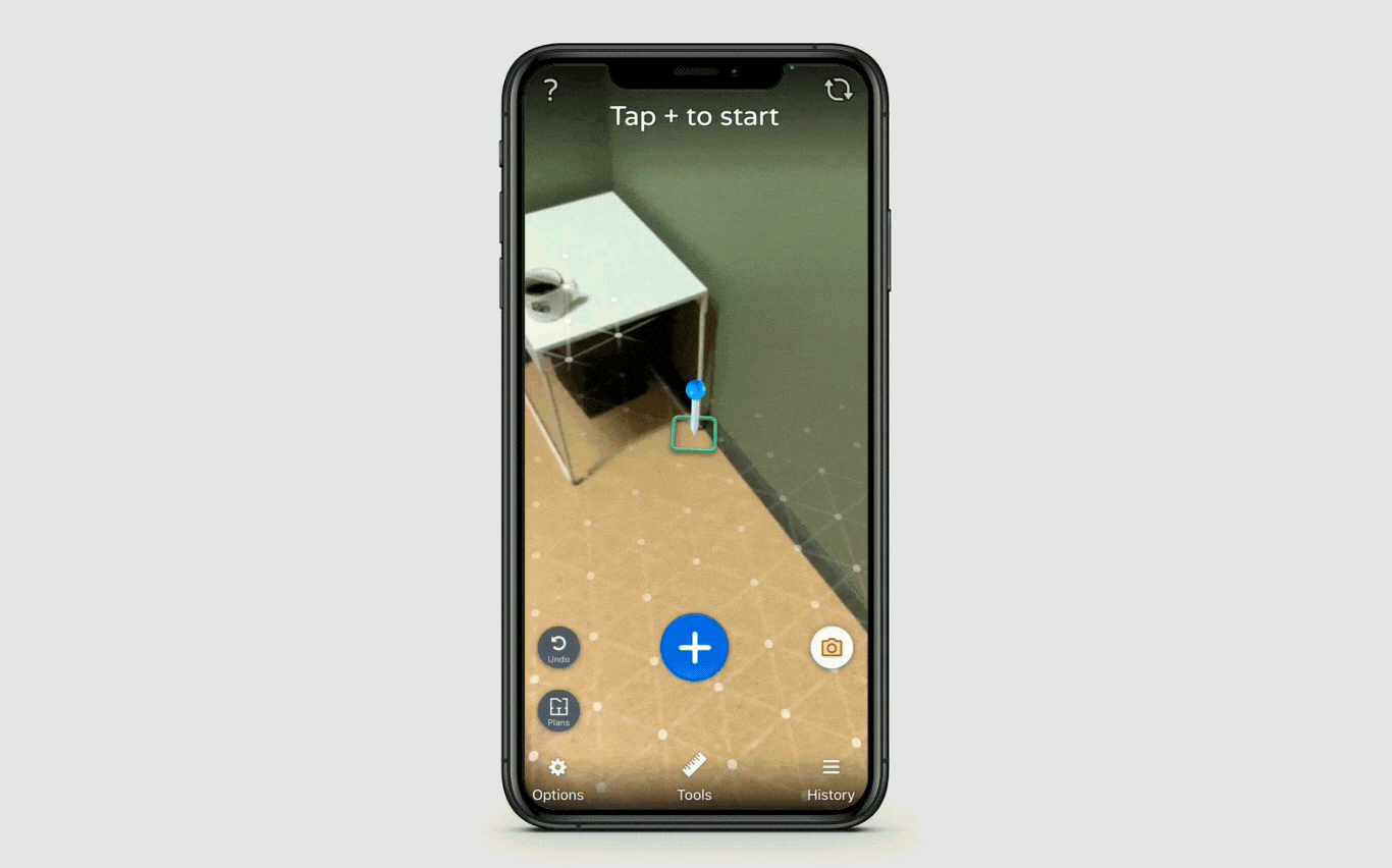 AR-development for AirMeasure app