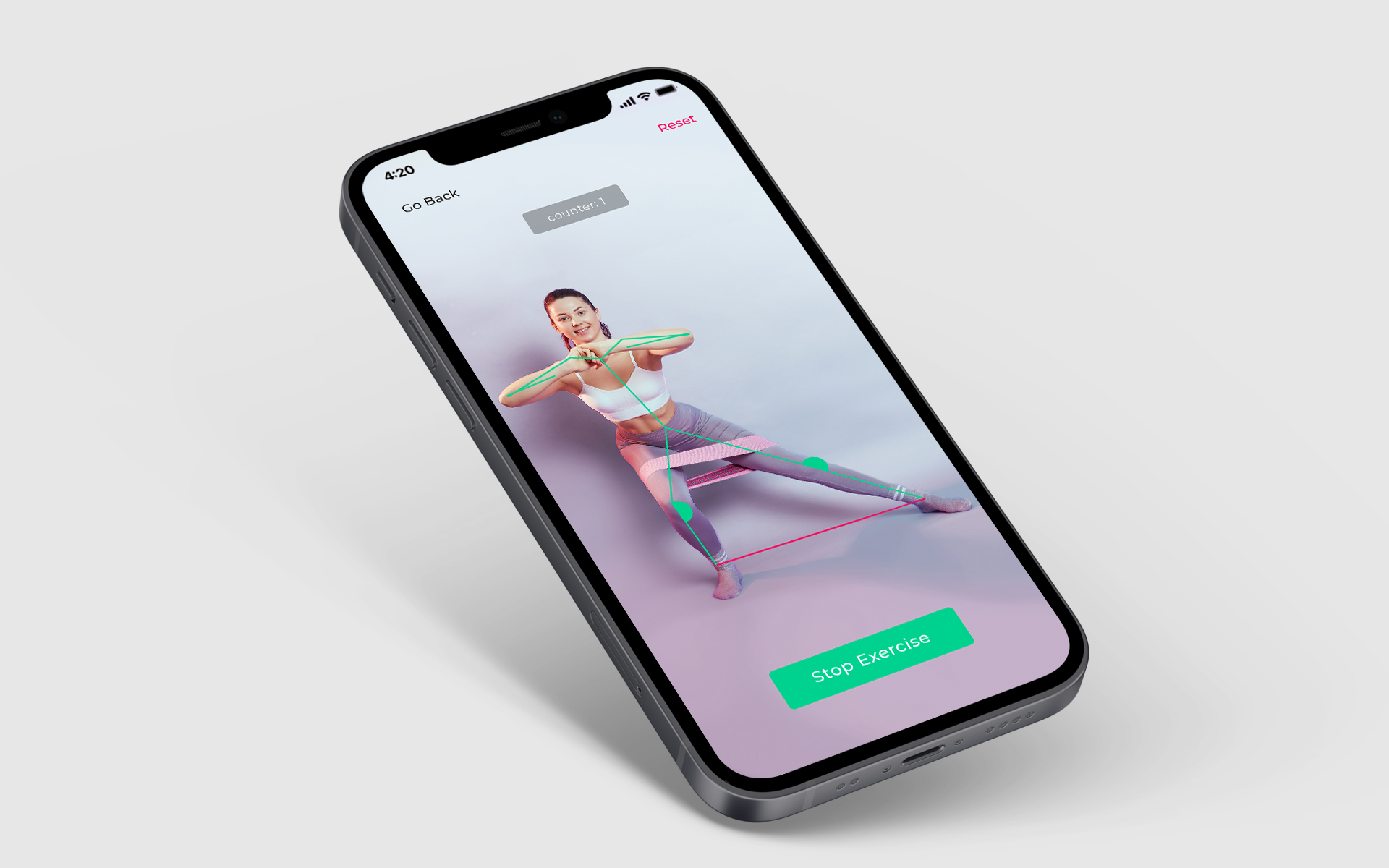 Developing an iOS AR application for guided recovery exercises